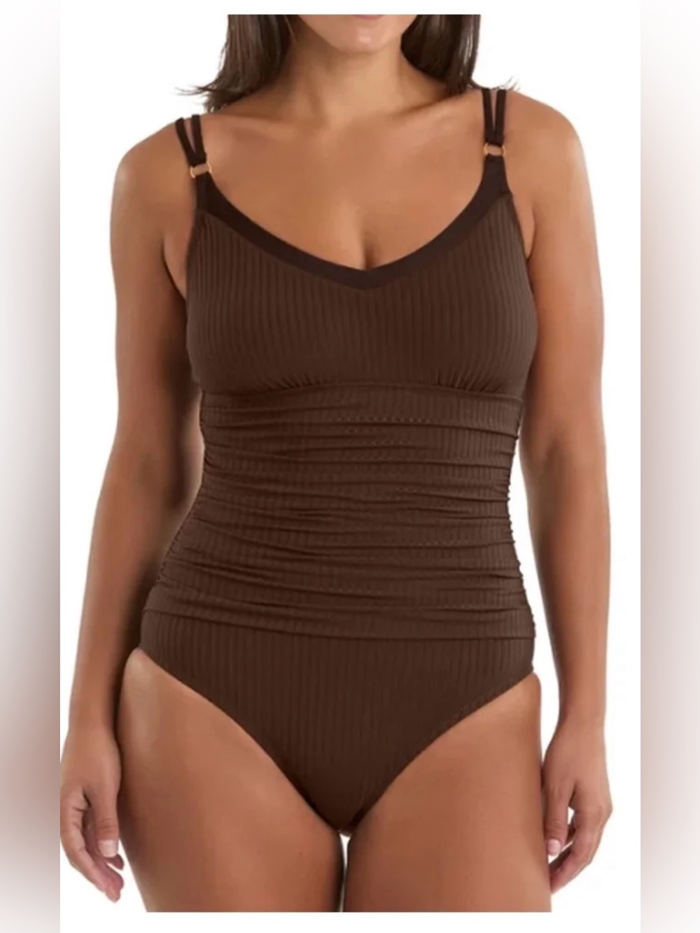 ELLEN TRACY Women's One-Piece Swimsuit